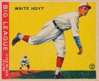 1933 Goudey World Wide Gum #60 Waite Hoyt Baseball Card