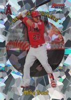 2018 Bowman's Best 1998 Best Performers #MT Mike Trout Atomic Baseball Card