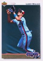 1992 Upper Deck #249 Larry Walker Gold Hologram Baseball Card