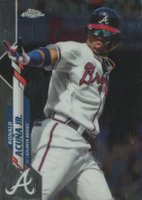 2020 Topps Chrome #112 Ronald Acuna Jr. Baseball Card