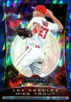 2020 Panini Chronicles Titan #9 Mike Trout Blue Ice Baseball Card