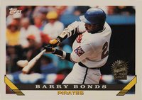 1993 Topps #2 Barry Bonds Florida Marlins Inaugural Baseball Card