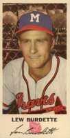 1954 Johnston Cookies Braves #33 Lew Burdette Baseball Card