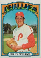 1972 Topps #587 Billy Wilson Baseball Card
