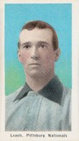 1910 Sporting Life # Tommy Leach Blue Background Baseball Card