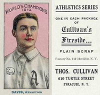 1911 Cullivan's Fireside Philadelphia A's # Harry Davis Baseball Card