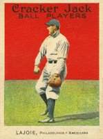 1915 Cracker Jack #66 Nap Lajoie Baseball Card