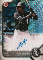 2022 Bowman Chrome Mega Box Autographs #OC Oscar Colas Baseball Card
