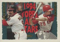1995 Topps #385 Bret Boone/Carlos Baerga Baseball Card
