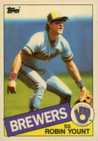 1985 Topps Tiffany #340 Robin Yount Baseball Card