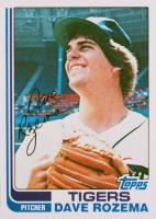 1982 Topps #319 Dave Rozema Baseball Card