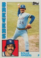 1984 Topps #495 Rollie Fingers Baseball Card