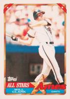 1990 Ames All-Stars #31 Will Clark Baseball Card
