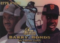 1999 Flair Showcase #25 Barry Bonds Row 1 Baseball Card