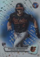 2023 Topps Pristine #29 Gunnar Henderson Blue Baseball Card