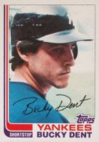 1982 Topps #240 Bucky Dent Baseball Card
