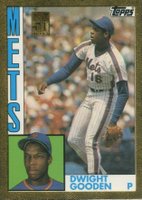 2001 Topps Traded #T109 Dwight Gooden 1984 Reprint-Gold Baseball Card