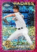 2024 Topps Chrome #237 YU Darvish Magenta Speckle Refractor Baseball Card