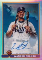 2021 Bowman Chrome 1991 Bowman #WF Wander Franco Autograph Baseball Card