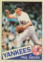 1985 Topps Tiffany #40 Phil Niekro Baseball Card