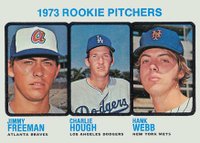 1973 Topps #610 Rookie Pitchers Baseball Card
