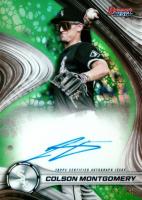 2024 Bowman's Best Best of 2024 Autographs #B24CMO Colson Montgomery Green Refractor Baseball Card