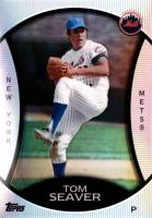 2010 Topps Legends Platinum Chrome Wal Mart Cereal #PC16 Tom Seaver Baseball Card