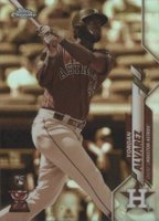 2020 Topps Chrome #200 Yordan Alvarez Sepia Refractor Baseball Card