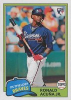 2018 Topps Archives #212 Ronald Acuna Jr. Baseball Card
