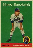 1958 Topps #454 Harry Hanebrink Baseball Card
