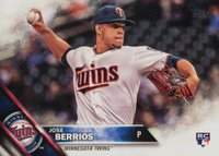 2016 Topps Update #US176 Jose Berrios Horizontal Baseball Card