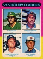 1975 O-Pee-Chee #310 Victory Leaders Baseball Card