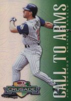 1998 Donruss Crusade # Jim Edmonds Green Baseball Card