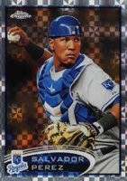 2012 Topps Chrome #124 Salvador Perez Xfractor Baseball Card
