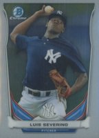 2014 Bowman Draft Picks Top Prospects #CTP38 Luis Severino Chrome Baseball Card