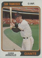1974 Topps #432 Chris Arnold Baseball Card