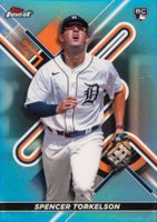 2022 Topps Finest #84 Spencer Torkelson Sky Blue Refractor Baseball Card