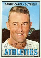 1967 Topps #157 Danny Cater Baseball Card