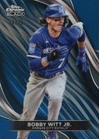 2024 Topps Chrome Black #72 Bobby Witt Jr. Blue Baseball Card