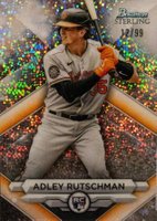 2023 Bowman Sterling #BSR50 Adley Rutschman Speckle Baseball Card
