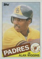 1985 Topps #378 Alan Wiggins Baseball Card