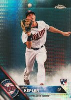 2016 Topps Chrome #138 Max Kepler Prism Refractor Baseball Card