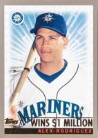 2000 Topps #479 Alex Rodriguez Magic Moments-Wins 1 Million Baseball Card
