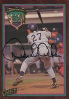 1995 Action Packed Scouting Report #1D Derek Jeter 24KT Gold-Autograph-D.G. Only Baseball Card