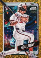 2024 Topps Chrome Cosmic #7 Jackson Holliday Gold Interstellar Refractor Baseball Card