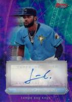2023 Bowman's Best Astral Projections Autographs #APAJCA Junior Caminero Baseball Card