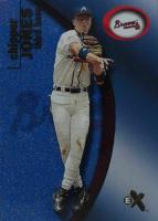 2001 Fleer E-X  #10 Chipper Jones Essential Credentials Now Baseball Card