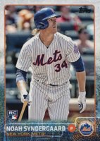 2015 Topps Update #US157 Noah Syndergaard Batting Baseball Card