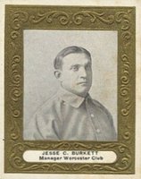 1909 Ramly # Jesse Burkett Square Frame Baseball Card