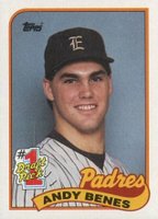 1989 Topps #437 Andy Benes Baseball Card